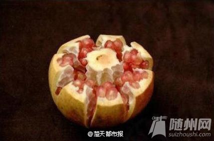 剥石榴的小技巧
