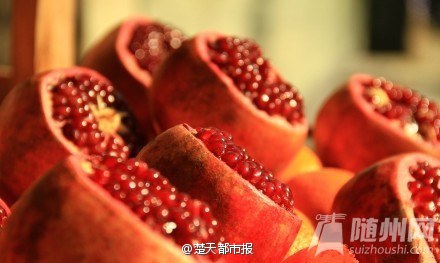 剥石榴的小技巧