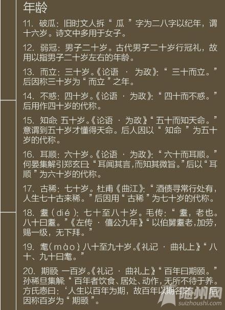 中国古代用语集锦