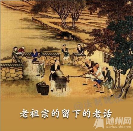 老祖宗留下的老话