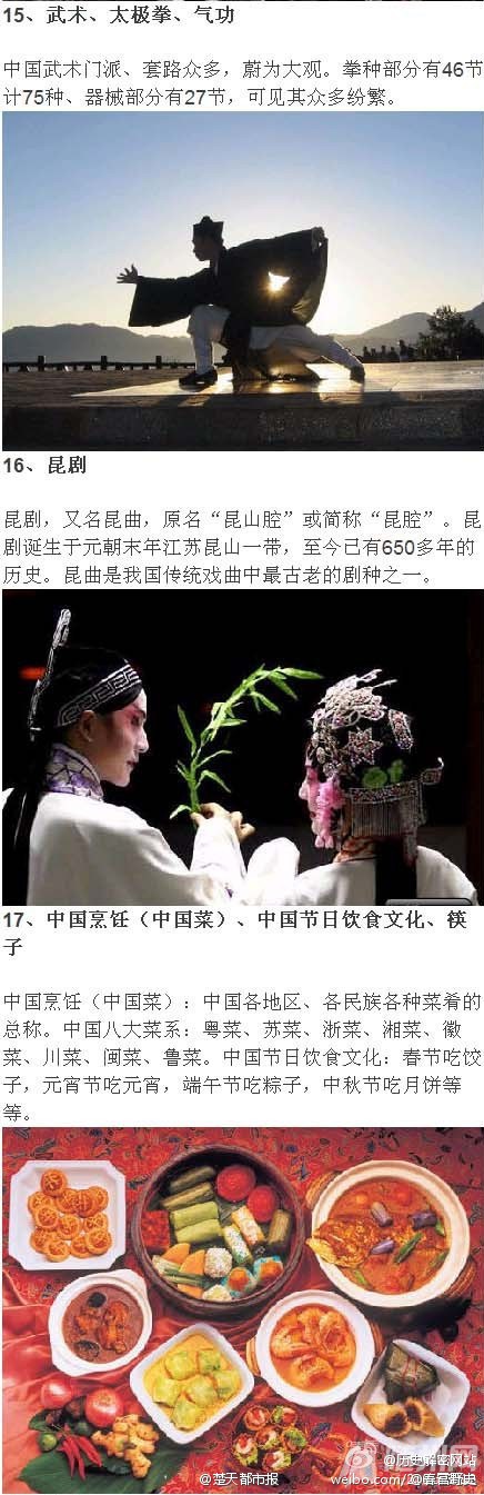 中国20大经典国粹
