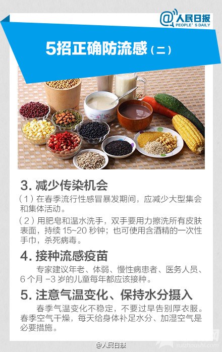 春季防流感的7大误区