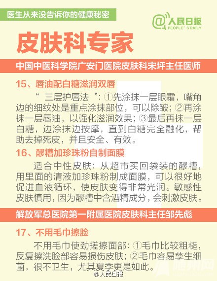 医生从没告诉你的20个健康秘密