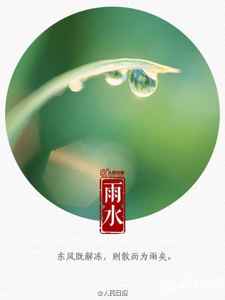 今天雨水