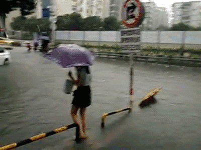 武汉今天早上看海了