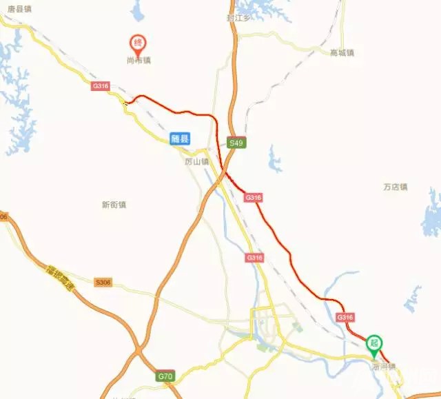 长岭镇新316国道规划图图片